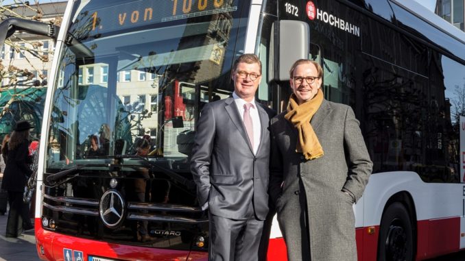 Autobus elettrico Mercedes Benz eCitaro per Amburgo