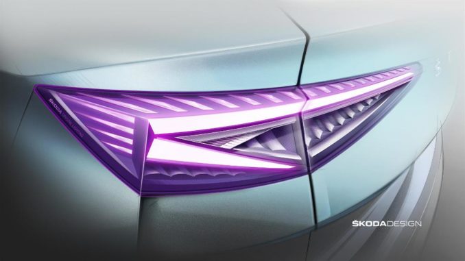 L’innovativa tecnologia di illuminazione della Škoda Enyaq iV
