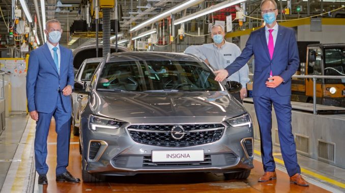Al via la produzione della nuova Opel Insignia a Rüsselsheim