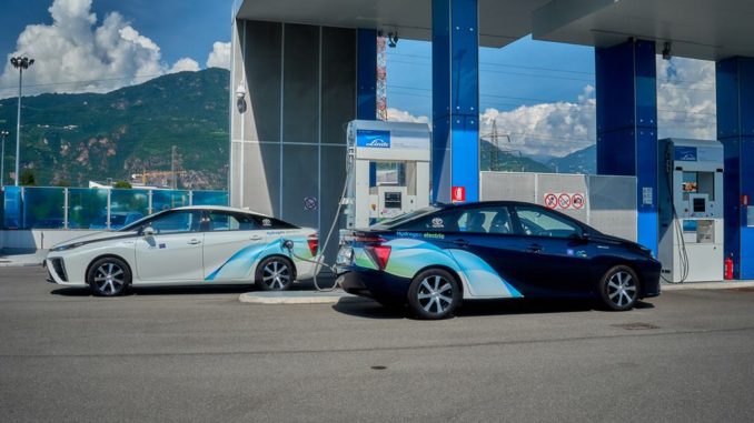 Toyota Mirai al progetto LIFEalps di Bolzano