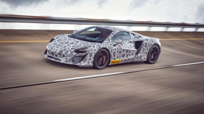 Fase finale di prova per la McLaren ibrida ad alte prestazioni