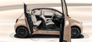 Anteprima mondiale di Nuova Fiat 500 3+1 elettrica