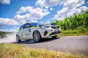 sicurezza Opel Corsa-e dell'ADAC Opel e-rally Cup