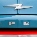 Frontemblem Opel Blitz, 1952 / front emblem of 1952 Opel Blitz