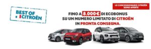 Fino a 8mila Euro di Ecobonus Citroën in pronta consegna