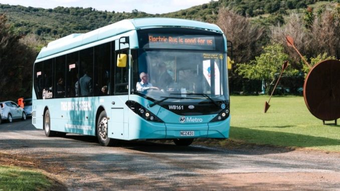 Autobus elettrici BYD ADL Enviro 200 EV per l'isola di Waiheke in Nuova Zelanda