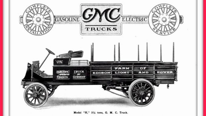 Storia. I primi truck elettrici di GMC