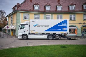 Inapa avvia prove pratiche del Mercedes-Benz eActros da 35 tonnellate nella regione di Karlsruhe