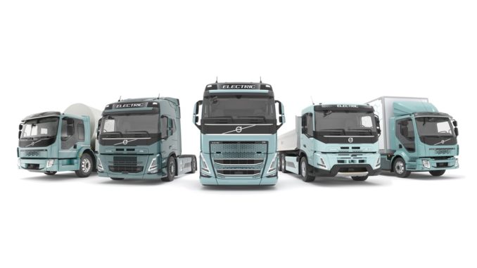 Gamma completa di veicoli elettrici da Volvo Trucks dal 2021