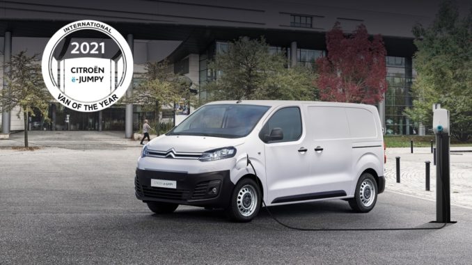 Il furgone elettrico Citroën ë-Jumpy eletto “International Van of the Year 2021”