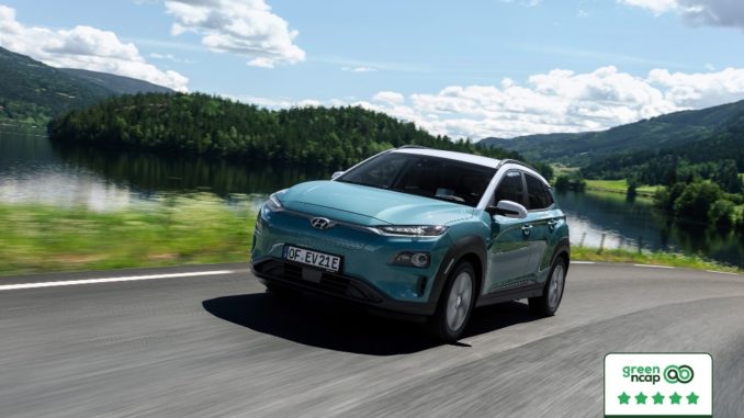 Cinque stelle Green NCAP per la Hyundai Kona Electric