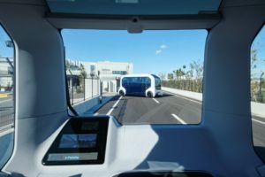 Toyota e-Palette per il servizio autonomo Autono-MaaS a Wovencity