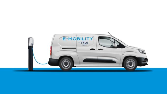 Nel 2021 Groupe PSA lancerà le versioni elettriche dei suoi compact van
