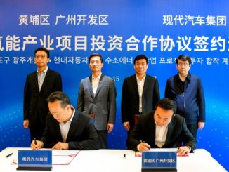 Nuovo impianto di celle a combustibile Hyundai a Guangzhou