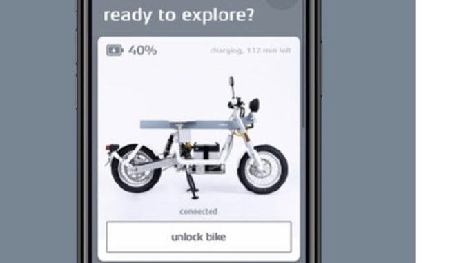 Nuova app mobile del leader svedese Cake di moto elettriche fuoristrada