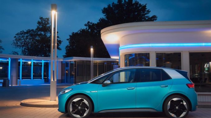 Triplicate nel 2020 le consegne di auto elettriche Volkswagen