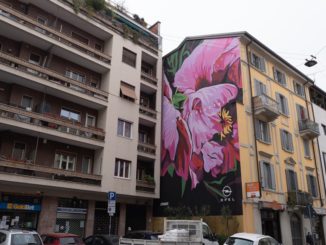 Murale artistico a Milano per la salvaguarda del pianeta dedicato da Opel e LifeGate