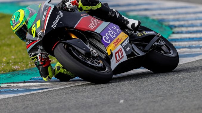 Granado e Aegerter, i più veloci nella sessione di test di apertura della MotoE a Jerez