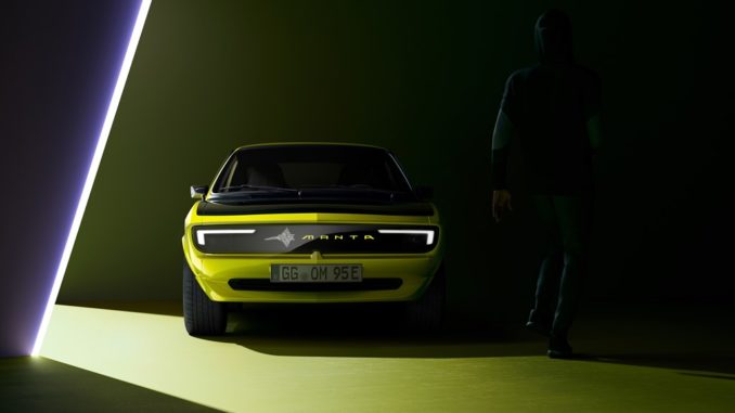 Opel Manta GSe ElektroMOD, l’auto che ti sorride…