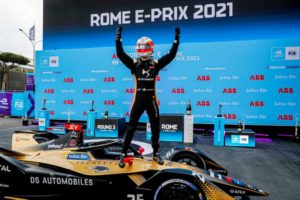 Debutto vittorioso della DS E-Tense FE21 nel Rome E-Prix di Formula E