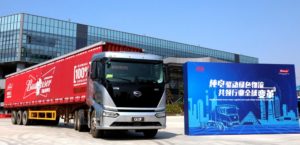 Camion elettrici da BYD a Budweiser China