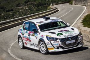 Lucchesi domina il Targa Florio nel Peugeot Competition 208 Rally Cup TOP