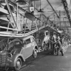 Endmontage Opel Kadett im Werk Rüsselsheim, 1938