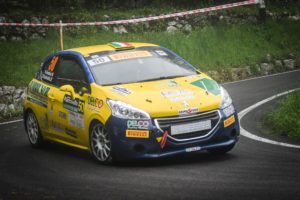 Apertura al Piancavallo del Peugeot Competition 208 Rally Cup Pro