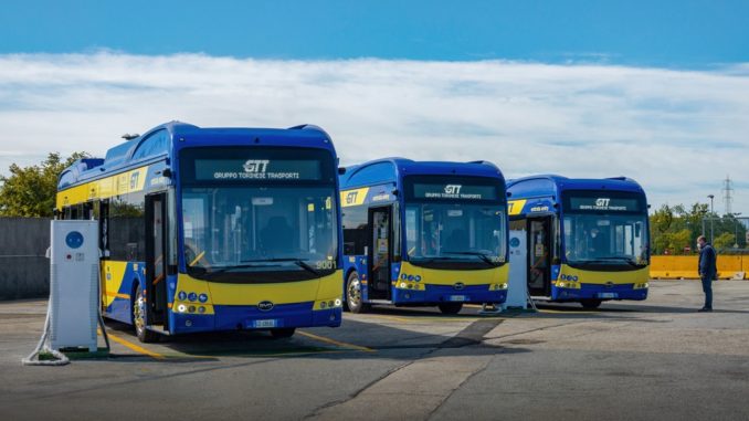 GTT ha firmato con BYD la più grande commessa di autobus elettrici a Torino