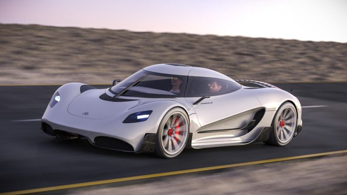 Hypercar a idrogeno Viritech Apricale in sviluppo al MIRA Technology Park