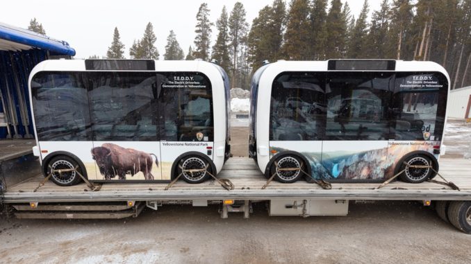 Navette autonome a Yellowstone lanciate da Beep e Local Motors