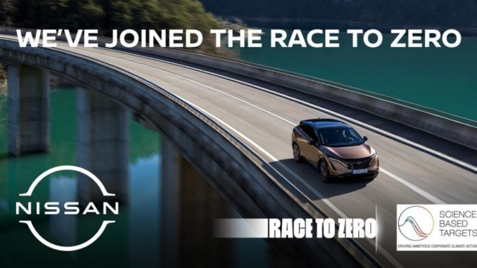 Nissan partecipa alla campagna Race to Zero delle Nazioni Unite