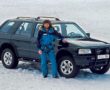 Opel-Markenbotschafter Reinhold Messner schätzt den Opel Frontera (1995)