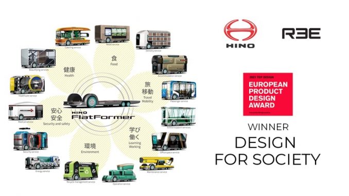 REE Automotive e Hino Win European hanno vinto l'European Product Design Award