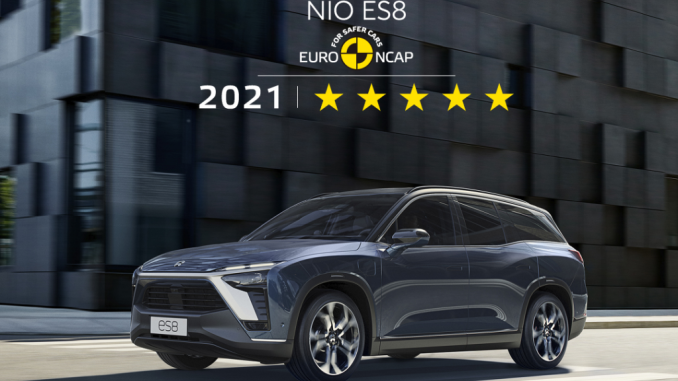 Cinque stelle Euro NCAP alla NIO ES8
