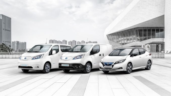 Nissan: venduti in Europa 250mila veicoli elettrici