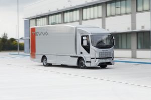 Nuovo design del camion elettrico Tevva
