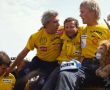 Bernard Giroux, le copilote, Jean Todt, le patron, et Ari Vatanen… le miraculé.
