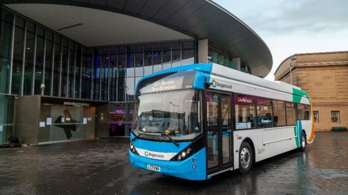 Nove autobus elettrici BYD ADL per Stagecoach East Scotland