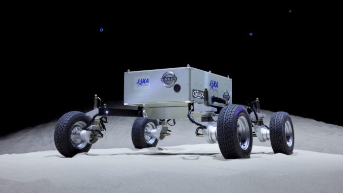 Prototipo Nissan di rover lunare dotato di tecnologia e-4ORCE