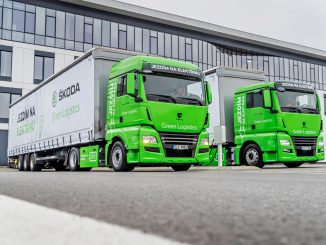 Camion elettrici sotto test per la logistica interna Škoda