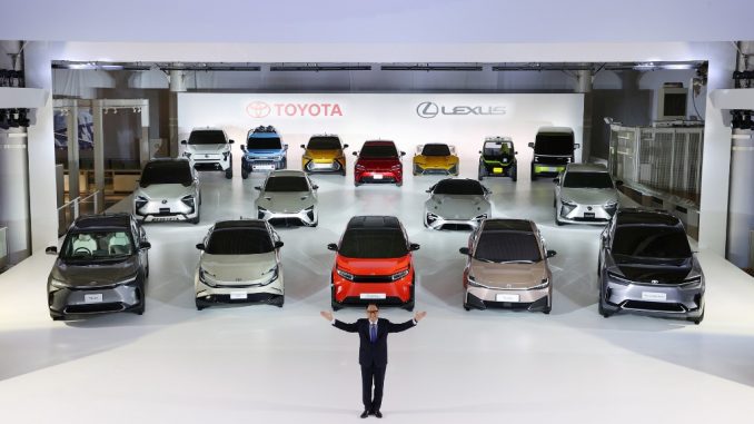 Svelata la gamma completa dei veicoli Toyota elettrici a batteria