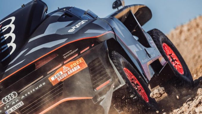 Una vittoria e sei podi per l’elettrica Audi alla Dakar 2022