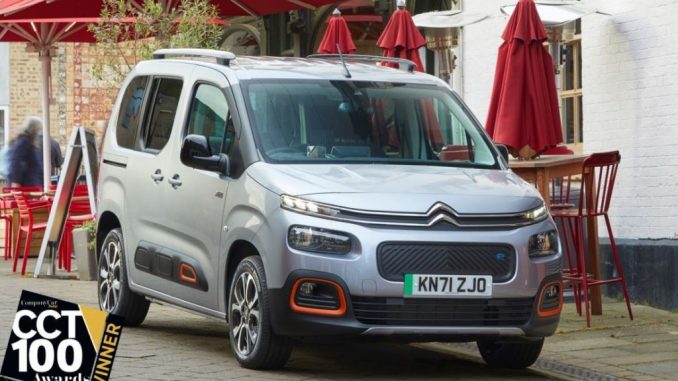 Premiato Citroën Berlingo come 'MPV dell'anno' nei CCT100 Awards 2022