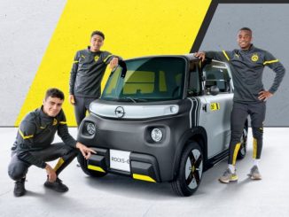 La Opel Rocks-e 09 dedicata al Borussia Dortmund