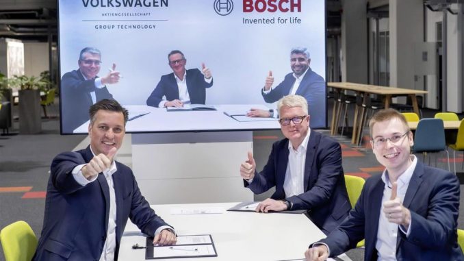 Volkswagen e Bosch insieme per la produzione di celle batteria