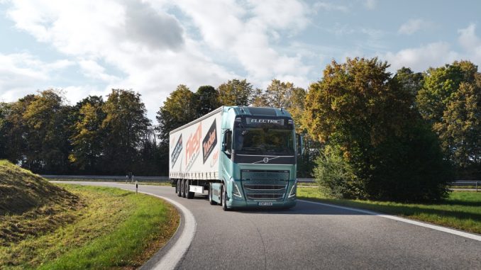 Camion Volvo FH Electric provato in Germania