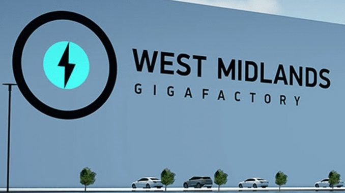 Nuova tappa della Gigafactory delle West Midlands