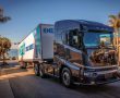 BYD electric truck delivers the beer