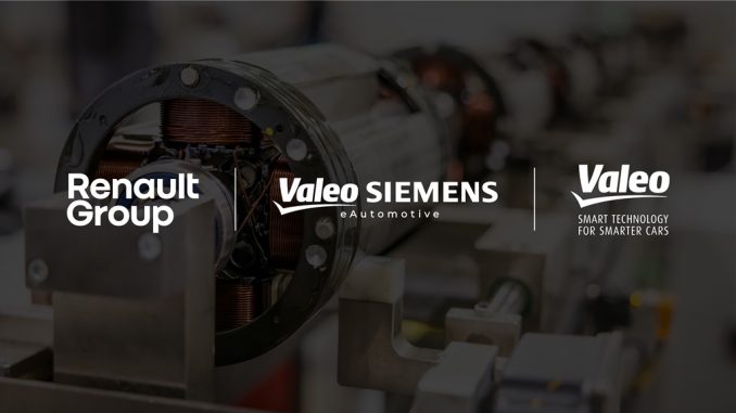 Partnership Gruppo Renault, Valeo e Valeo Siemens eAutomotive